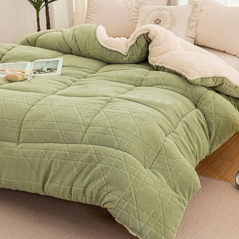 Thick Warm Plush Fleece Blanket