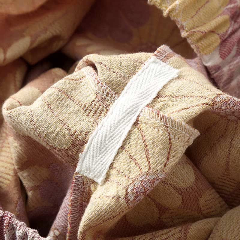 Pure Cotton Yarn-dyed Jacquard Loungewear Set - image 6