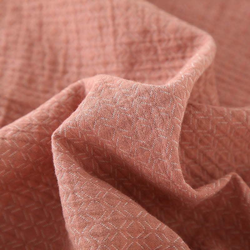 Cotton Gauze Kimono Couple Pajama Set - image 4
