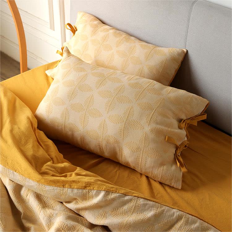Jacquard Tie Cotton Gauze Bedding Set (4PCS) - image 8