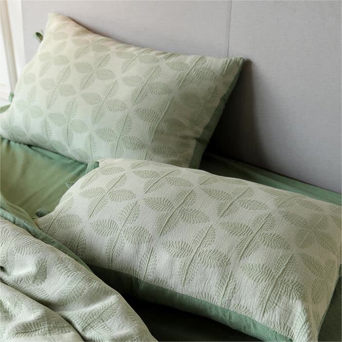 Jacquard Tie Cotton Gauze Bedding Set (4PCS) - image 15