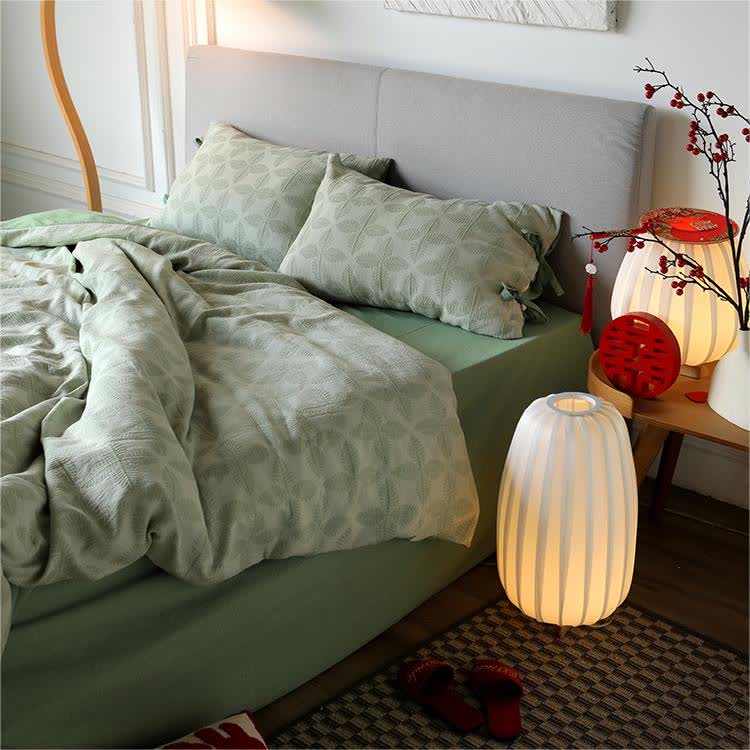 Jacquard Tie Cotton Gauze Bedding Set (4PCS) - image 14