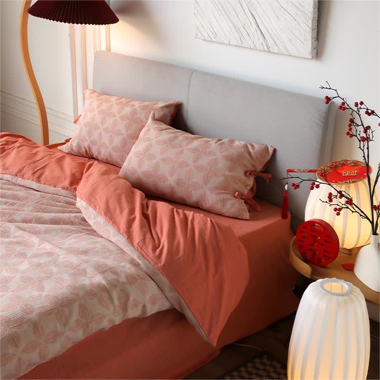 Jacquard Tie Cotton Gauze Bedding Set (4PCS) - image 19
