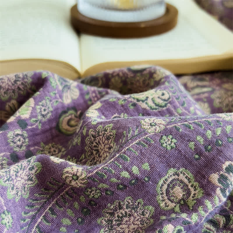 Pure Cotton Jacquard Vintage Fitted Sheet - image 7
