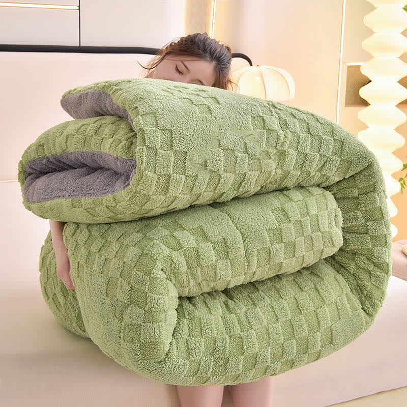 Winter Sherpa Warm Blanket with Quilt Core - image 17