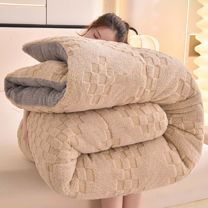 Winter Sherpa Warm Blanket with Quilt Core - image 10