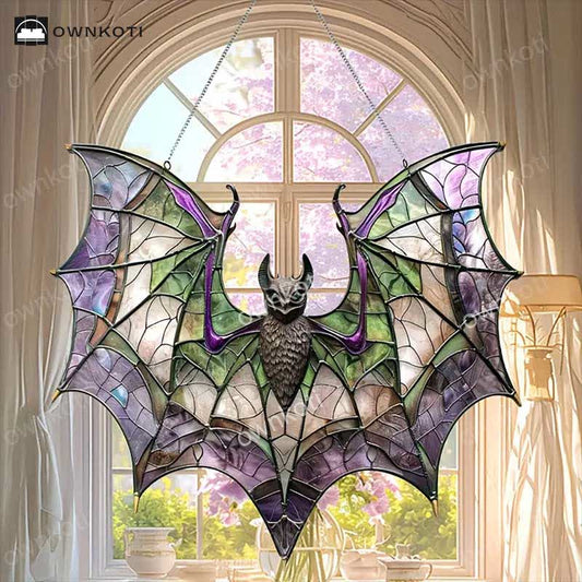 Halloween Acrylic Bat Window Hanging