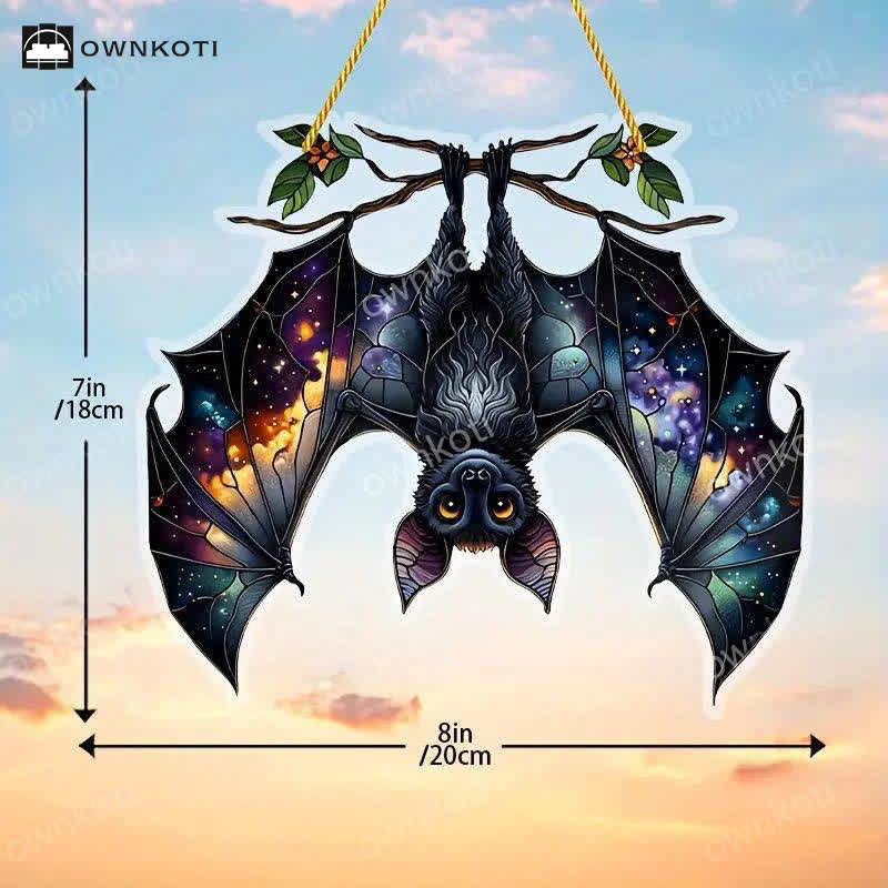 Halloween Acrylic Bat Window Hanging