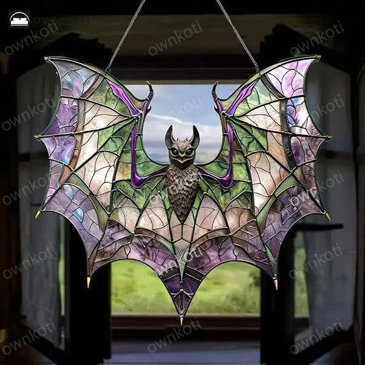 Halloween Acrylic Bat Window Hanging