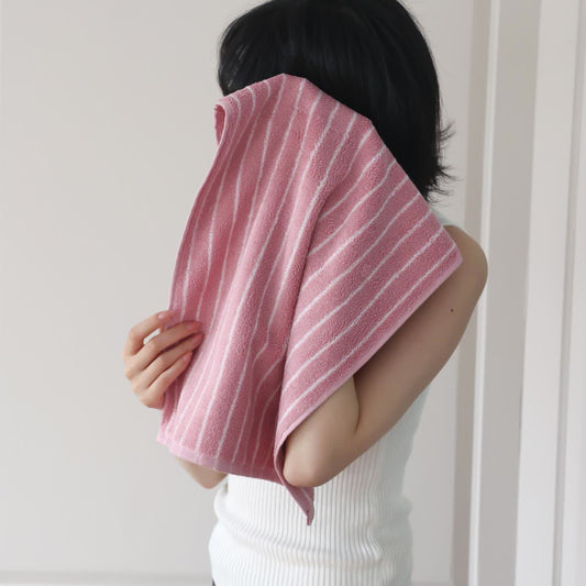 Combed Cotton Striped Water-absorbent Towel