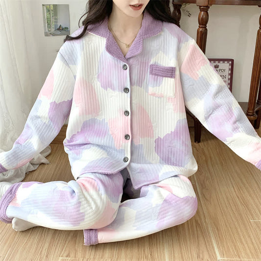 Plus Size Warm Comfy Nightwear Set - 4XL - image 0