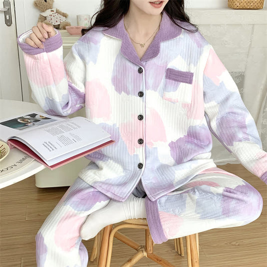 Plus Size Warm Comfy Nightwear Set - image 1