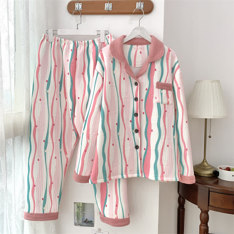Girly Plus Size Soft Comfy Nightwear Set