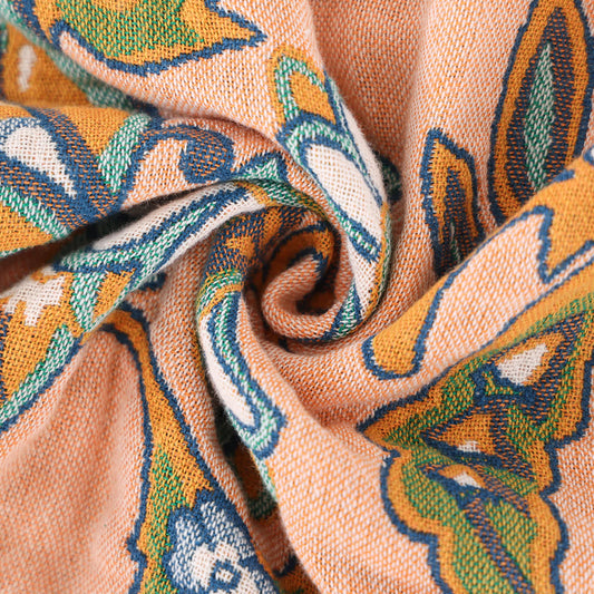 Retro Floral Cotton Gauze Comfy Blanket - image 1