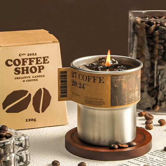 Coffee Scented Candle Gift Home Decor - image 1