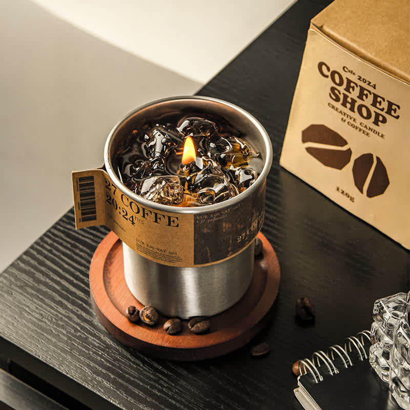 Coffee Scented Candle Gift Home Decor - image 4