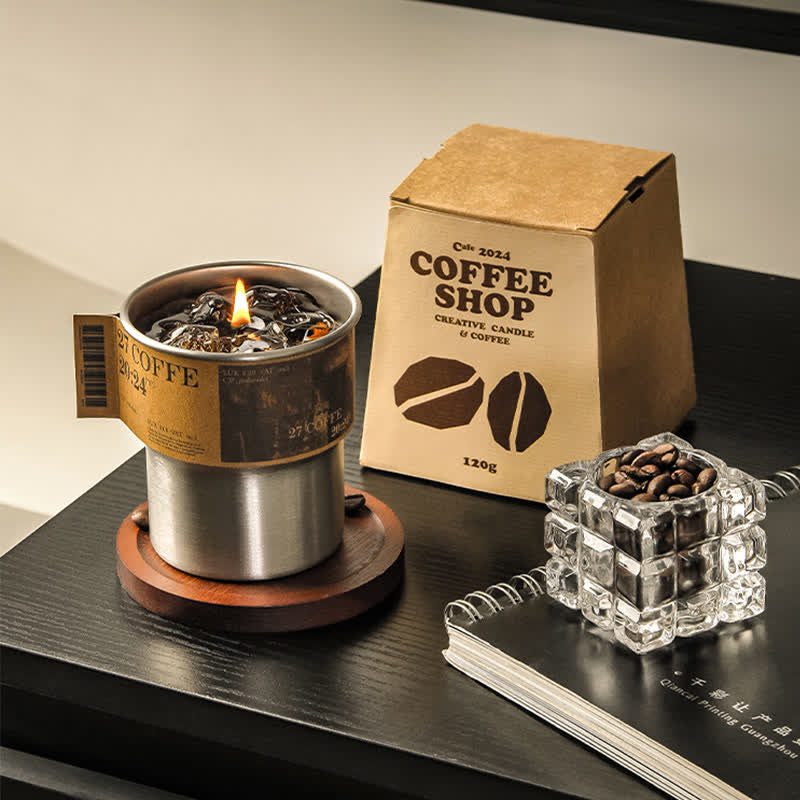 Coffee Scented Candle Gift Home Decor - image 3