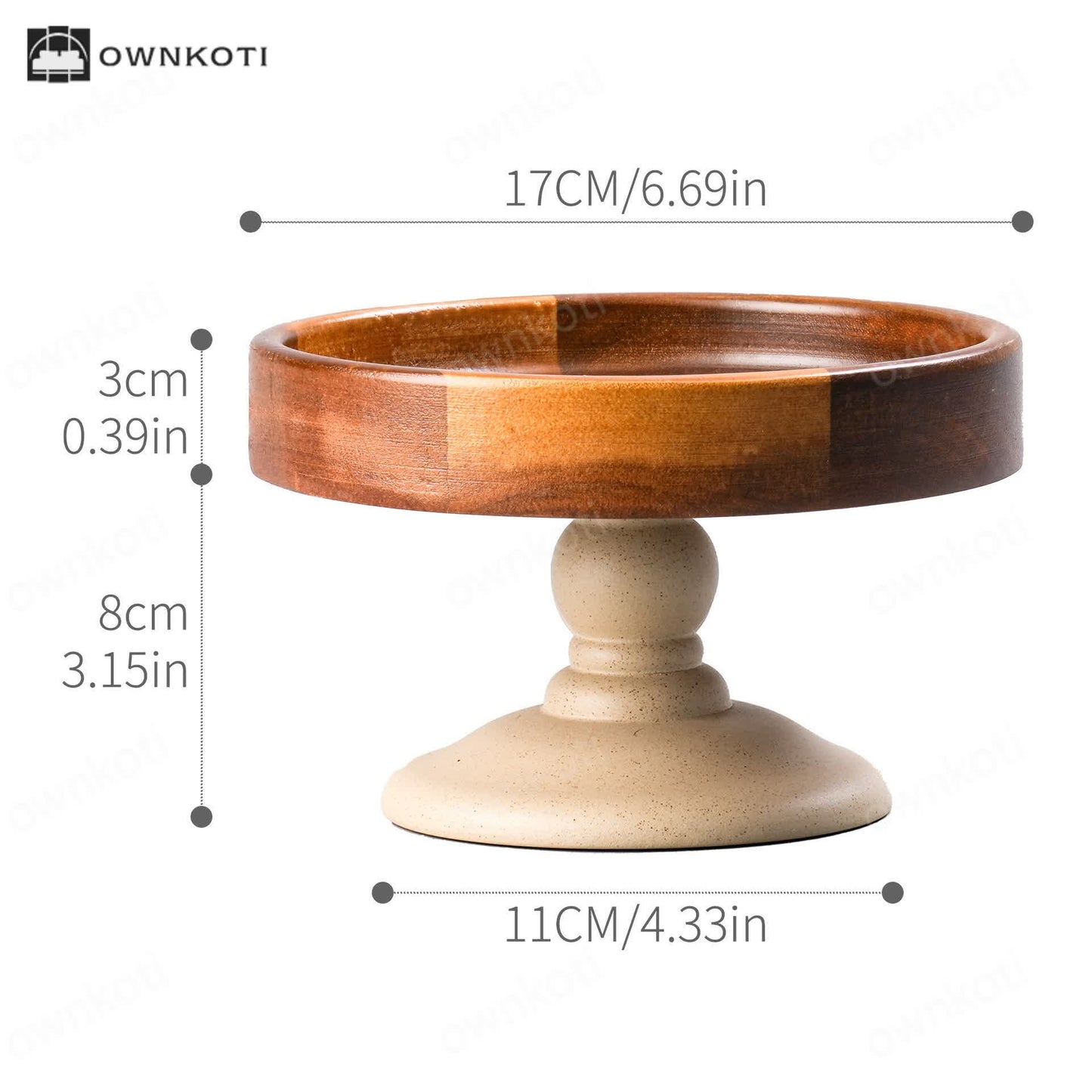 Stand Round Cake Holder Serving Tray