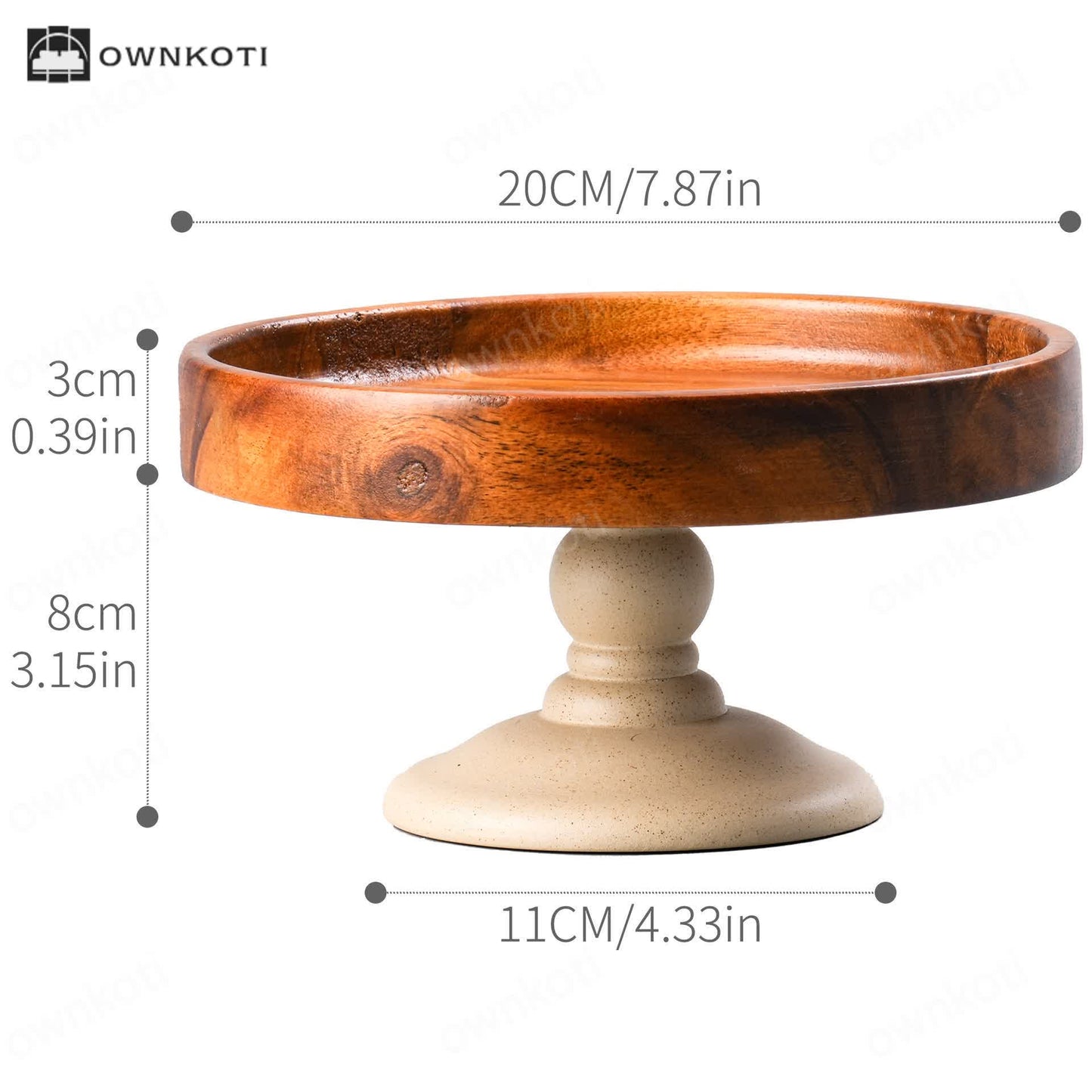 Stand Round Cake Holder Serving Tray