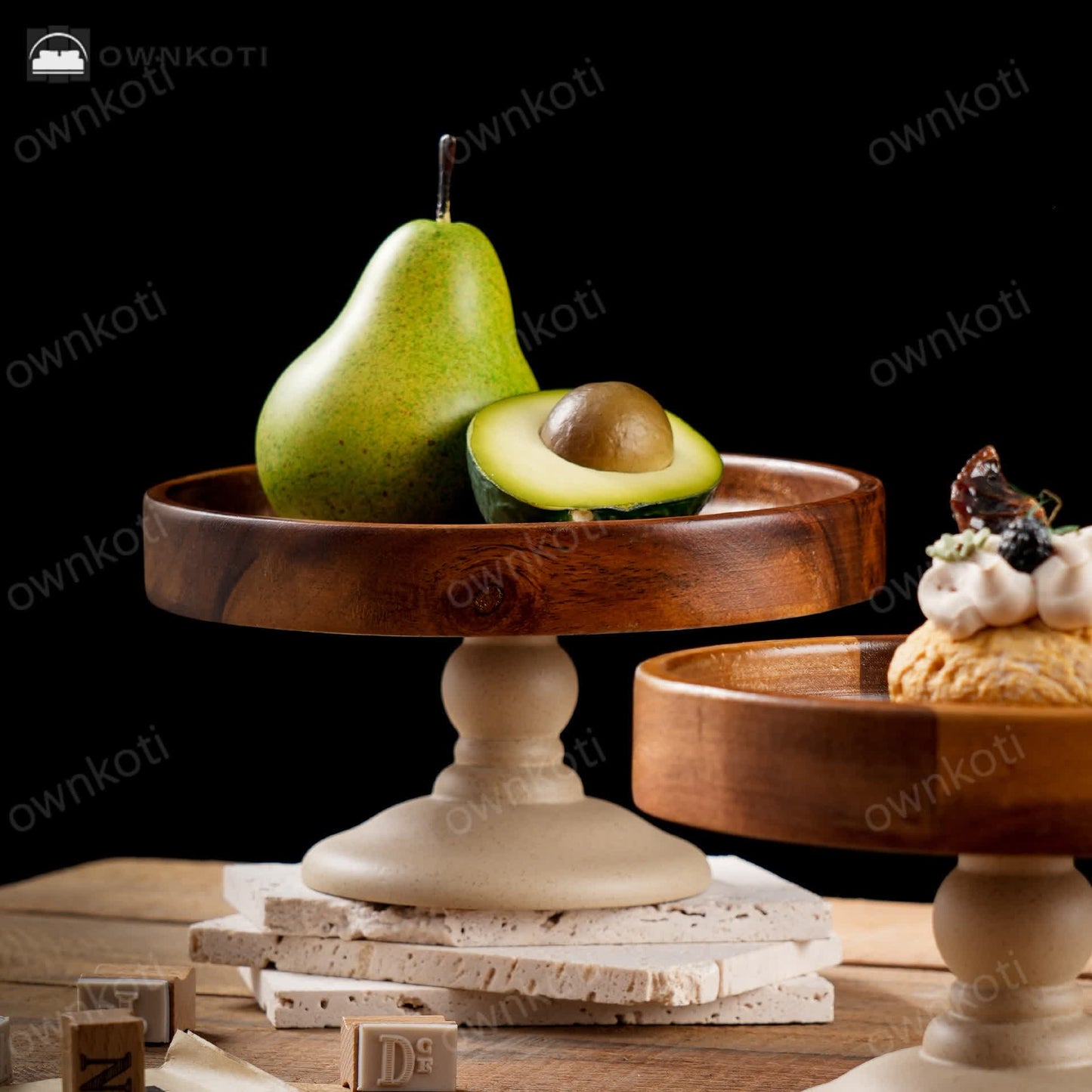 Stand Round Cake Holder Serving Tray