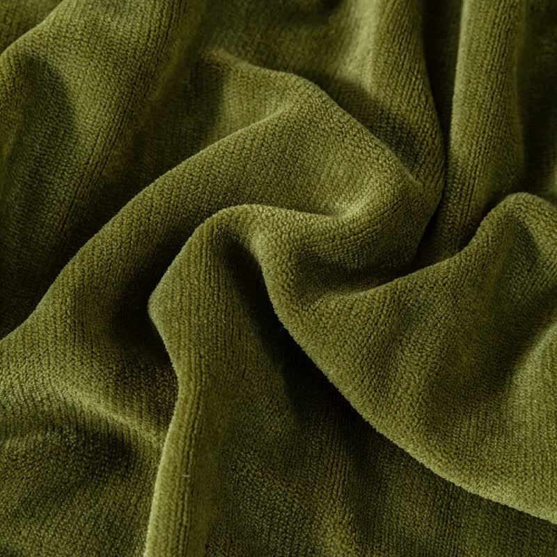 Solid Color Warm Duvet Cover Comforter Set - image 4