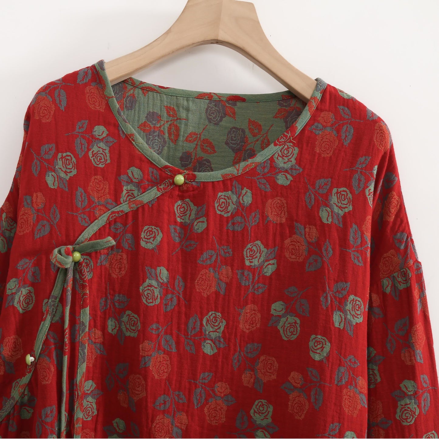 Plus Size Rose Cotton Soft Pajama Set - image 8