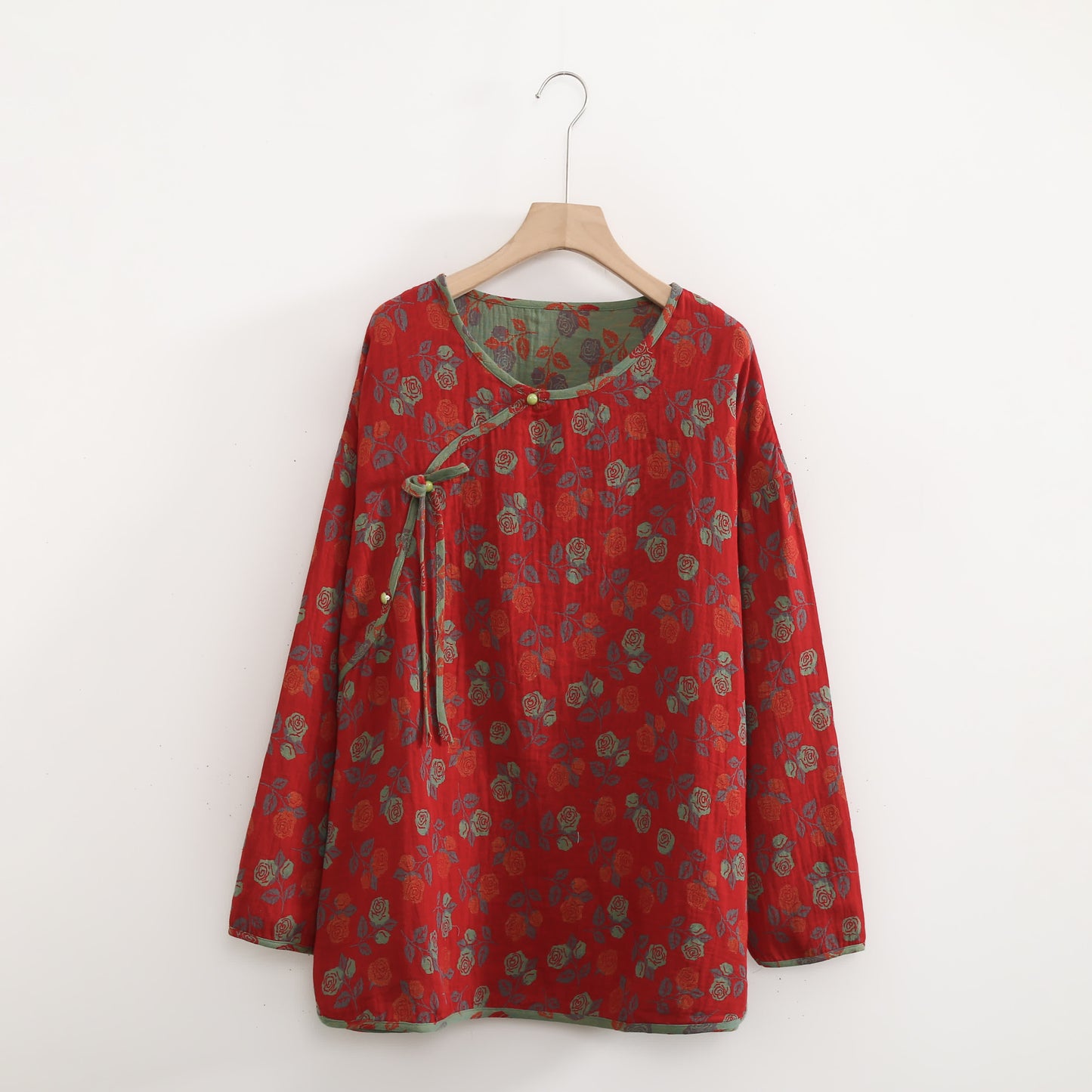 Plus Size Rose Cotton Soft Pajama Set - image 6