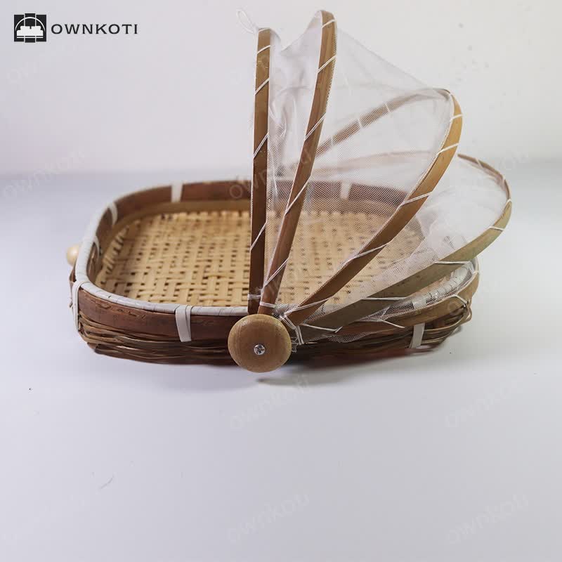 Bamboo Woven Handmade Household Basket