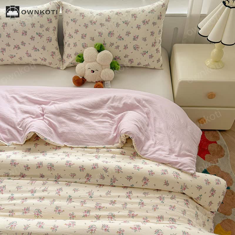 Rural Style Duvet Cover with Comforter