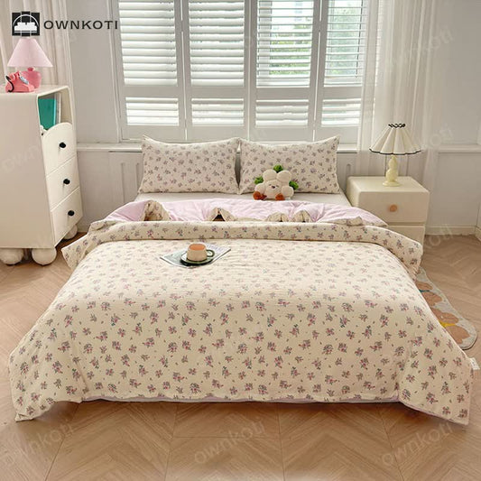 Rural Style Duvet Cover with Comforter