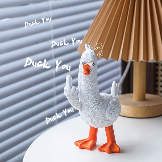 Funny Middle Finger Duck Resin Ornament - Set( 2 Patterns) - 1PC - image 0