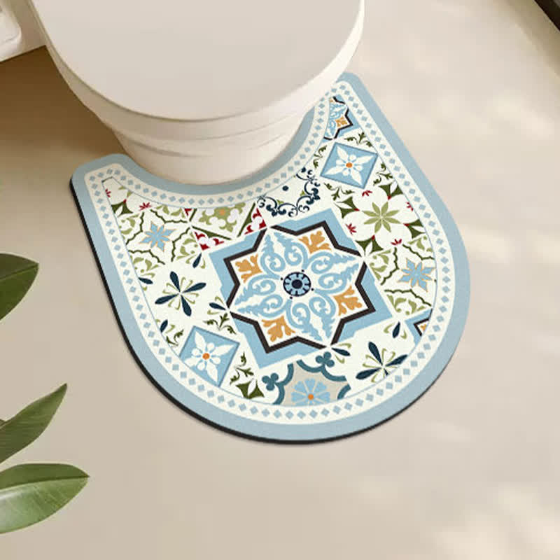 Vintage Diatom Mud Water-absorbent Bath Mat
