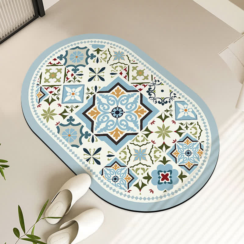 Vintage Diatom Mud Water-absorbent Bath Mat