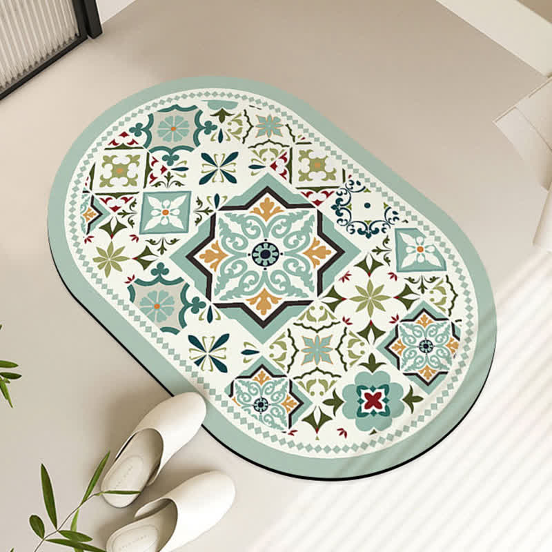 Vintage Diatom Mud Water-absorbent Bath Mat