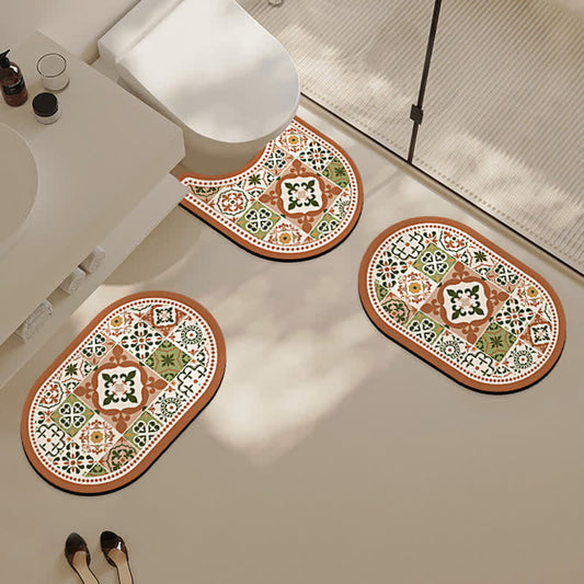 Vintage Diatom Mud Water-absorbent Bath Mat