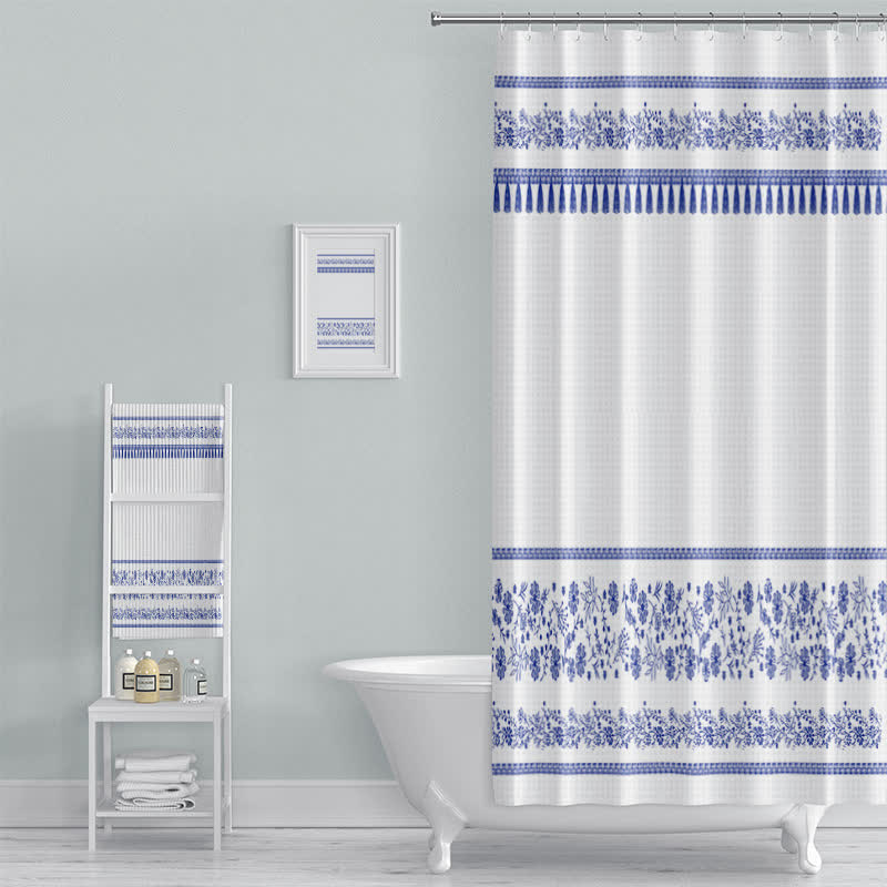 Fashion Washable Waterproof Shower Curtain - D - 71"W x 79"L - image 4