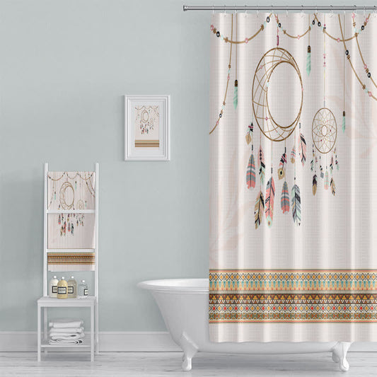 Fashion Washable Waterproof Shower Curtain - A - 71"W x 79"L - image 1