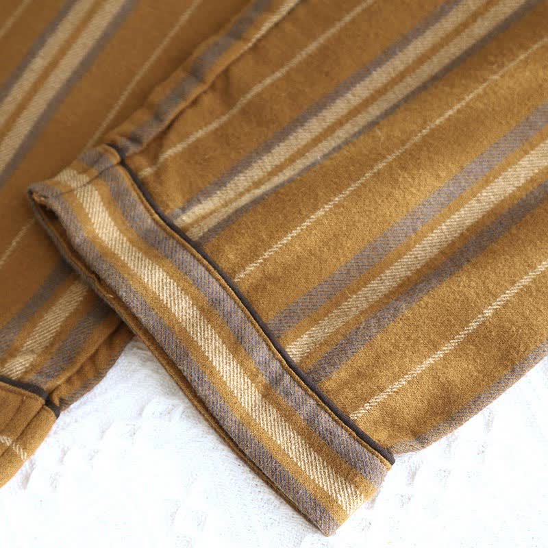 Brushed Cotton Striped Pajama Set - image 7