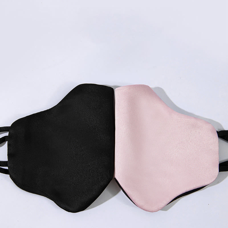 Double-sided Wearable Silk Blackout Sleeping Eye Mask - image 9