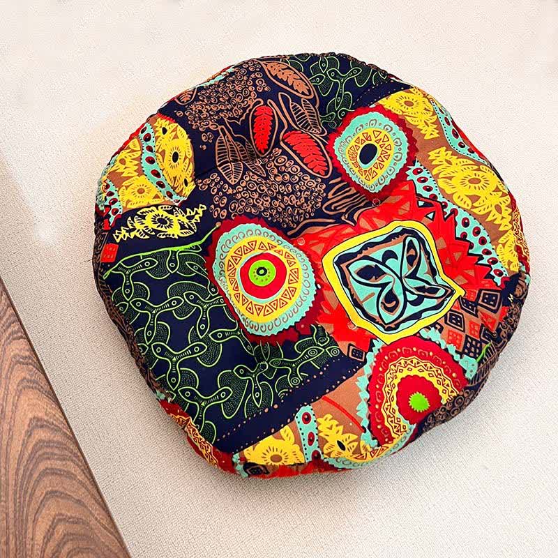 Exotic Round-shaped Soft Floor Chair Cushion