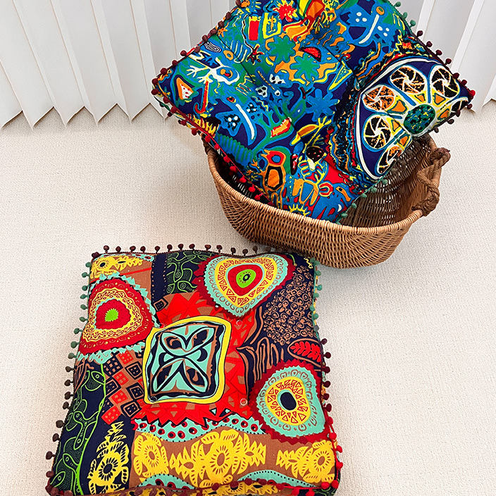 Exotic Square-shaped Soft Seating Cushion
