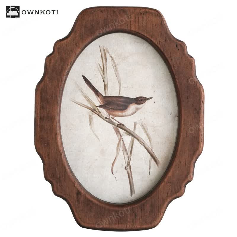 Vintage Wall Hanging Decorative Bird Picture Frame