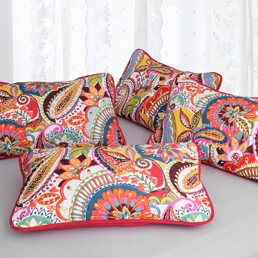 Bohemian Elegant Quilted Bedding Set(3PCS)