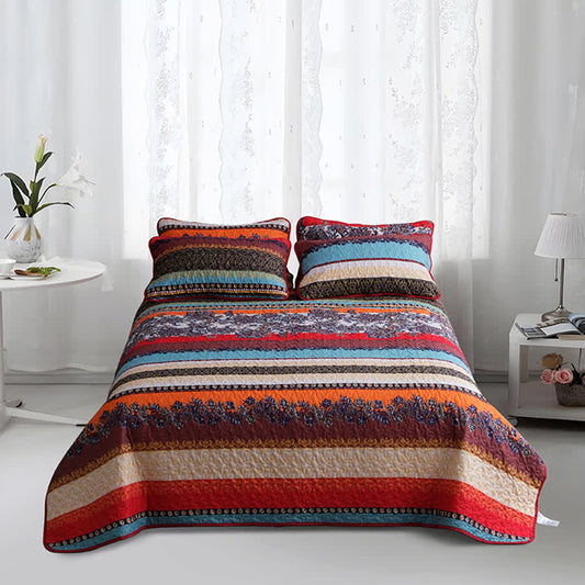 Bohemian Quilted Soft Coverlet Bedding Set(3PCS)