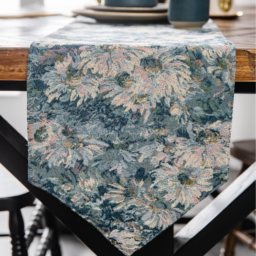 Rural Style Jacquard Vintage Table Runner