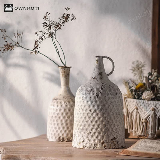 Home Decor Retro Old Iron Vase Ornament