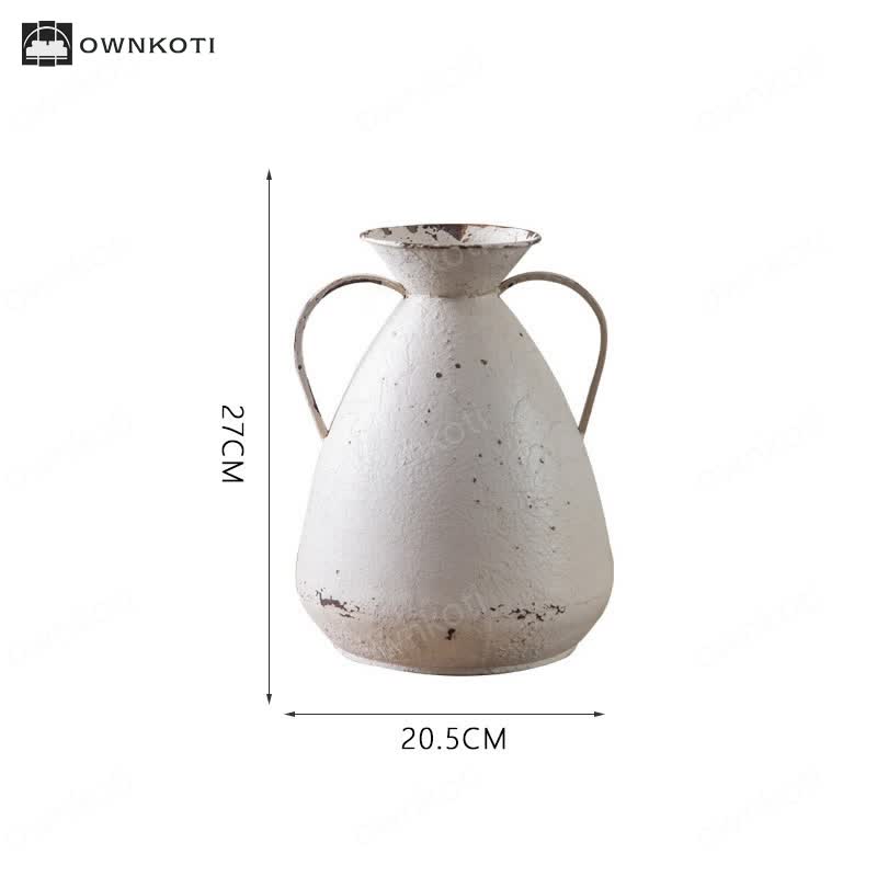 Retro Rural Flower Vase Decorative Ornament