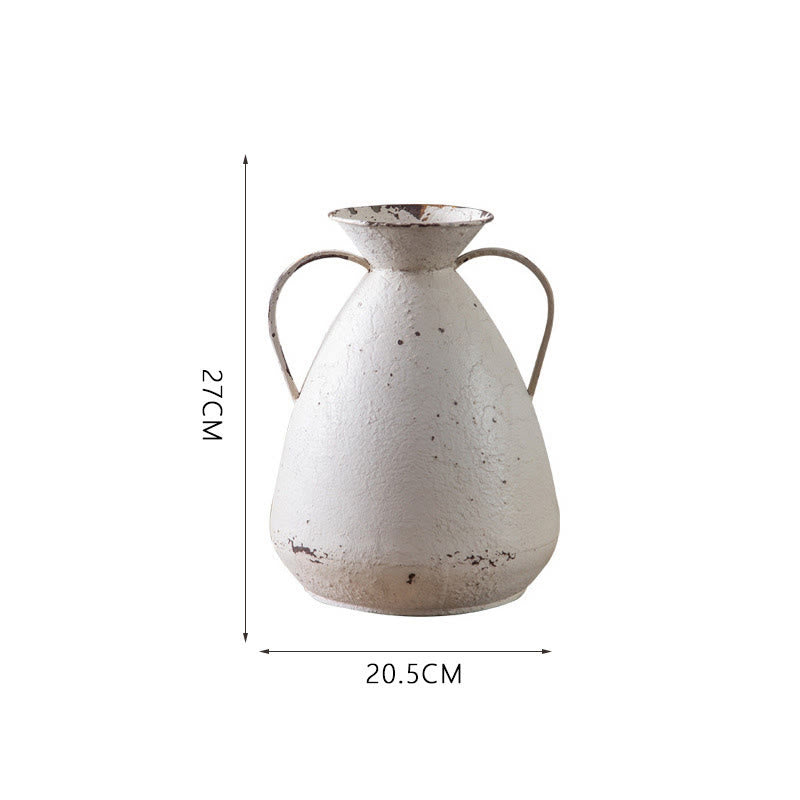 Retro Rural Flower Vase Decorative Ornament - A-8.07"W x 8.07"D x 10.63"H - image 7
