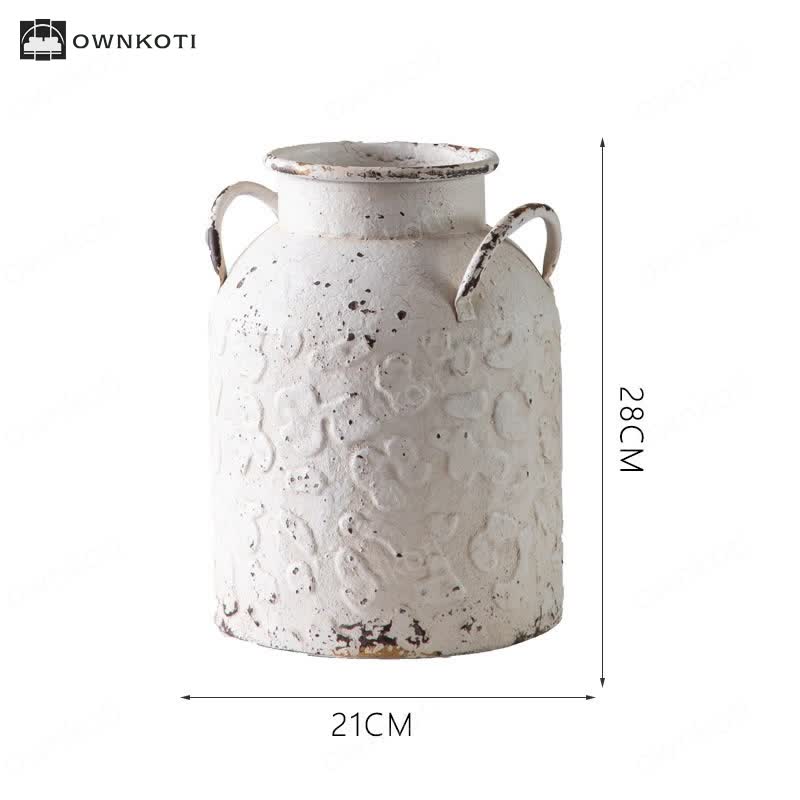 Retro Rural Flower Vase Decorative Ornament