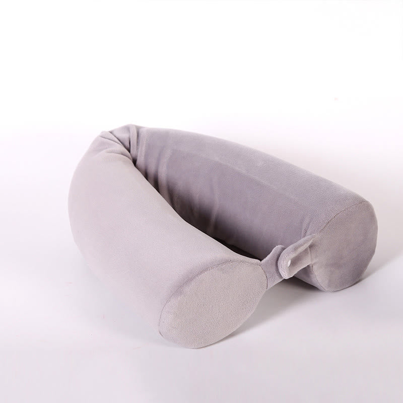 Versatile Bendable Travel Neck Pillow - Grey - 1PC - 26.77" x 3.93" - image 3